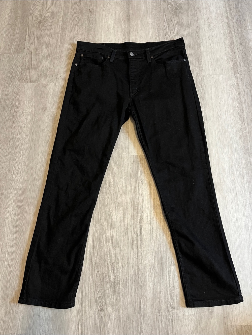 Levi's Black Straight-Leg Jeans